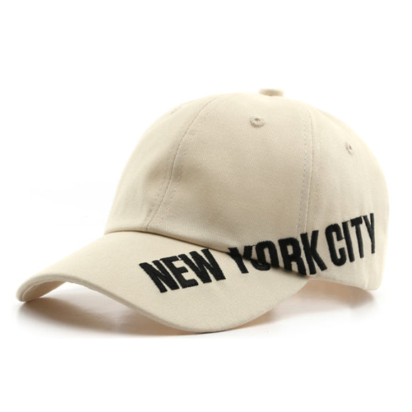 New York City Beige Adjustable Baseball Cap 紐約市米色可調節棒球帽 KCHT2345b