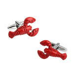 Red Lobster Cufflinks 紅色龍蝦袖扣 (KC20355)