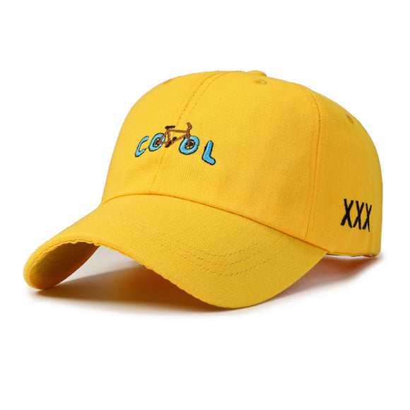 Cool Embroidery Black/Yellow Adjustable Baseball Cap Cool刺繡黑色/黃色可調節棒球帽