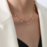 Freshwater Pearl Necklace 淡水珍珠項鍊 KJPE17038