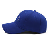 Korean Style Embroidery Blue Adjustable Baseball Cap 韓版刺繡藍色可調節棒球帽 KCHT2391