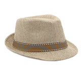 Khaki British Jazz Straw Hat 卡其色英倫爵士草編帽 KCHT2395