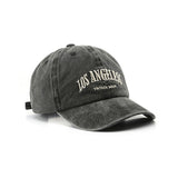 Los Angeles Embroidery Grey Adjustable Baseball Cap 洛杉磯刺繡灰色可調節棒球帽 KCHT2397b