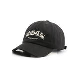 Los Angeles Embroidery Black Adjustable Baseball Cap 洛杉磯刺繡黑色可調節棒球帽 KCHT2397c