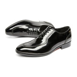 卡梅倫漆皮牛津鞋 / Cameron Patent Leather Oxford Shoes KN25015