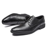 霍克利真皮壓花德比皮鞋 / Hawkley Leather Embossing Brogues Shoes KN25029