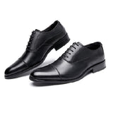 霍克利真皮三接頭商務鞋 / Hawkley Leather Cap Toe Business Shoes KN25023
