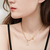 Korean Style Creative Bear Pendant Titanium Steel Necklace 韓風創意小熊吊墜鈦鋼項鍊 KJPE17062