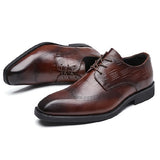伯恩真皮雕花皮鞋 / Burne Leather Brogues Shoes KN25034