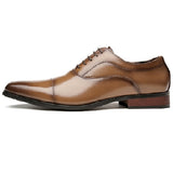 比安科真皮三接頭皮鞋  Bianco Leather Cap Toe Shoes KN25041