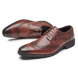 帕薩迪納真皮雕花皮鞋 / Pasadena Leather Brogues Shoes KN25032