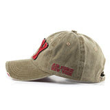 NY Embroidery Khaki Adjustable Baseball Cap NY 刺繡卡其色可調節棒球帽 KCHT2375