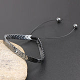 Black Gallstone Arrow Bracelet (Diameter 5.5 cm) 黑膽石箭頭手鍊 (直徑 5.5厘米) KJBR16241