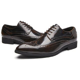 安德森漆皮雕花鞋 / Anderson Patent Leather Brogue Shoes KN25038