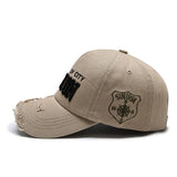 Boston Embroidery Khaki Adjustable Baseball Cap 波士頓刺繡卡其色可調節棒球帽 KCHT2389