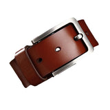 Fashion Red Brown Genuine Leather Belt 時尚紅棕色牛皮皮帶 KCBELT1040a