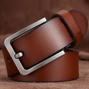 Fashion Red Brown Genuine Leather Belt 時尚紅棕色牛皮皮帶 KCBELT1040a