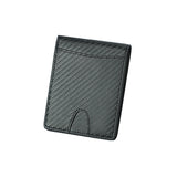 Black Carbon Fiber RFID Card Holder and Money Clips 黑色碳纖維RFID安全防盜信用卡套和錢夾 (CH19041a)