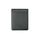 Black Carbon Fiber RFID Card Holder and Money Clips 黑色碳纖維RFID安全防盜信用卡套和錢夾 (CH19041a)