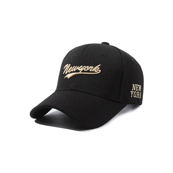 New York Embroidery Black Adjustable Baseball Cap 紐約刺繡黑色可調節棒球帽 KCHT2464