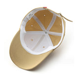 Gathering Embroidery Khaki Adjustable Baseball Cap 聚會刺繡卡其色可調節棒球帽 KCHT2407