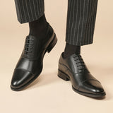 霍克利真皮三接頭商務鞋 / Hawkley Leather Cap Toe Business Shoes KN25023
