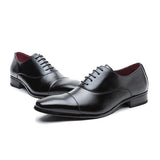 布拉德利真皮三接頭商務鞋 / Bradley Leather Cap Toe Business Shoes KN25020