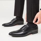 布里克斯頓真皮德比皮鞋 / Brixton Leather Derby Shoes KN25025