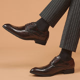 安德森漆皮雕花鞋 / Anderson Patent Leather Brogue Shoes KN25038