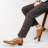 卡姆登真皮英式孟克鞋 / Camden Leather Monk Strap Shoes KN25017