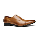 溫莎真皮三接頭商務鞋 / Windsor Leather Cap Toe Business Shoes KN25019