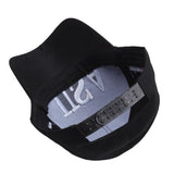 USA Embroidery Black Adjustable Baseball Cap 美國刺繡黑色可調節棒球帽 KCHT2382