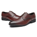 克利夫頓真皮壓花德比皮鞋 / Clifton Leather Embossing Brogues Shoes KN25030