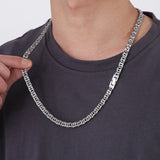 Japanese Style Steel Color Stainless Steel Necklace (Circumference 65cm) 日式鋼色不銹鋼項鍊 (鍊長 65cm) KJPE17052