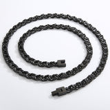 Japanese Style Black Stainless Steel Necklace (Circumference 65cm) 日式黑色不銹鋼項鍊 (鍊長 65cm) KJPE17053