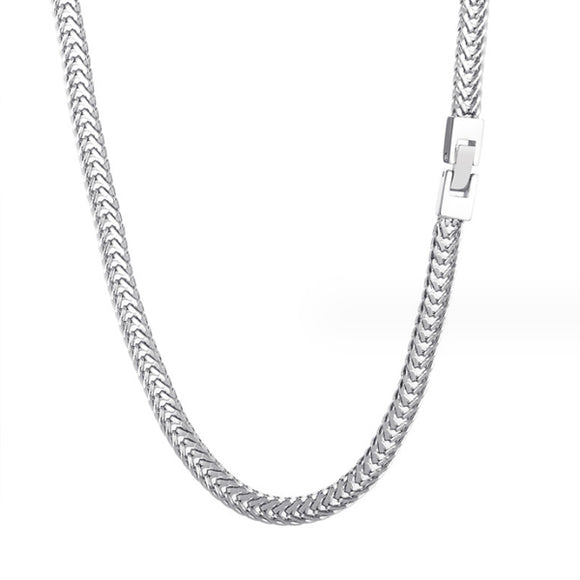 Japanese Style Steel Stainless Steel Necklace (Circumference 65cm) 日式鋼色不銹鋼項鍊 (鍊長 65cm) KJPE17055