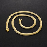 Gold Stainless Steel Snake Chain Necklace (Circumference 60cm) 金色不銹鋼蛇骨鏈項鍊 (鍊長 60cm) KJPE17059