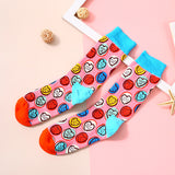 Set of 3 Pairs Heart Pattern Cozy Socks (One Size) 3件套心型圖案舒適襪 (均碼) HS202071-73