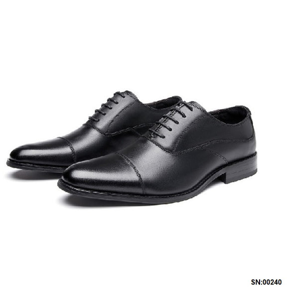 霍克利真皮三接頭商務鞋 / Hawkley Leather Cap Toe Business Shoes KN25023