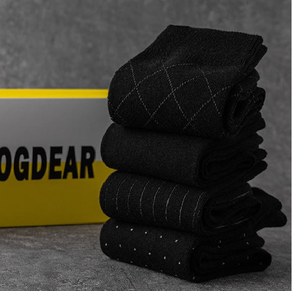 4對一套西裝紳士襪子盒装 / Box Set of 4 Pairs Dress Socks