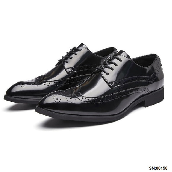 馬多克斯漆皮雕花鞋 / Maddox Patent Leather Brogue Shoes KN25037