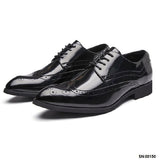 馬多克斯漆皮雕花鞋 / Maddox Patent Leather Brogue Shoes KN25037