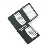 Black Genuine Leather RFID Wallet 黑色真皮 RFID 錢包 CH19036