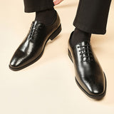 巴勒莫雕花真皮牛津皮鞋 / Palermo Brogue Leather Oxford Shoes KN25013