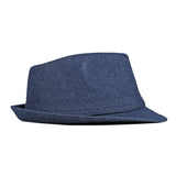 Dark Blue Denim Jazz Hat 深藍色牛仔布爵士帽 KCHT2328