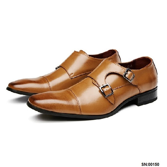 卡姆登真皮英式孟克鞋 / Camden Leather Monk Strap Shoes KN25017