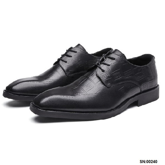 埃弗雷特真皮雕花皮鞋 / Everett Leather Brogues Shoes KN25033