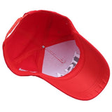 USA Embroidery Red Adjustable Baseball Cap 美國刺繡紅色可調節棒球帽 KCHT2381