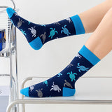 Sea Turtle Pattern Cozy Socks (One Size) 海龜圖案舒適襪子 (均碼) HS202062