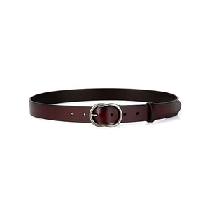 Brown Women Genuine Leather Belt 棕色女士真皮皮带 KCBELT1063b